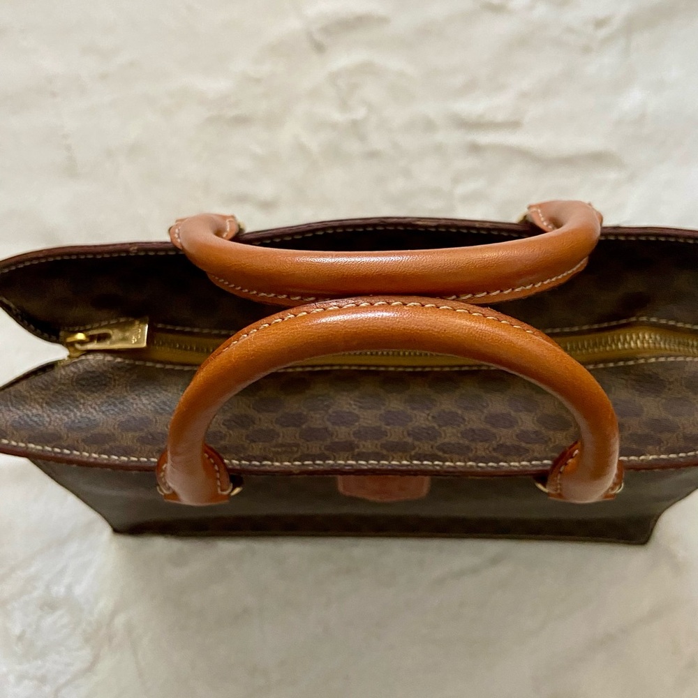 Celine Vintage Macadam Top Handle Handbag - Picture 13 of 16